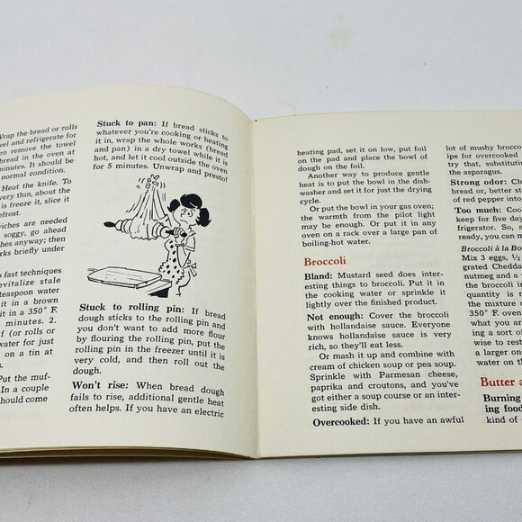 Reader Digest Cookbook Common Cooking Crises Book Guide Handbook Cartoon Picture - Picture 5 of 10